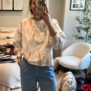 Banana Republic tie-dye cropped sweater